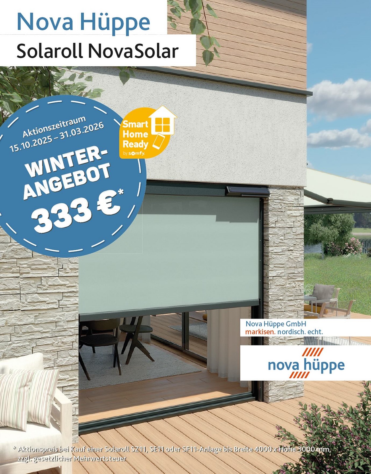 Flyer Nova Hüppe Herbstaktion 2025
