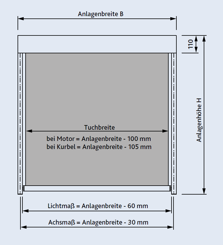 Senkrechtmarkise Solaroll SF11