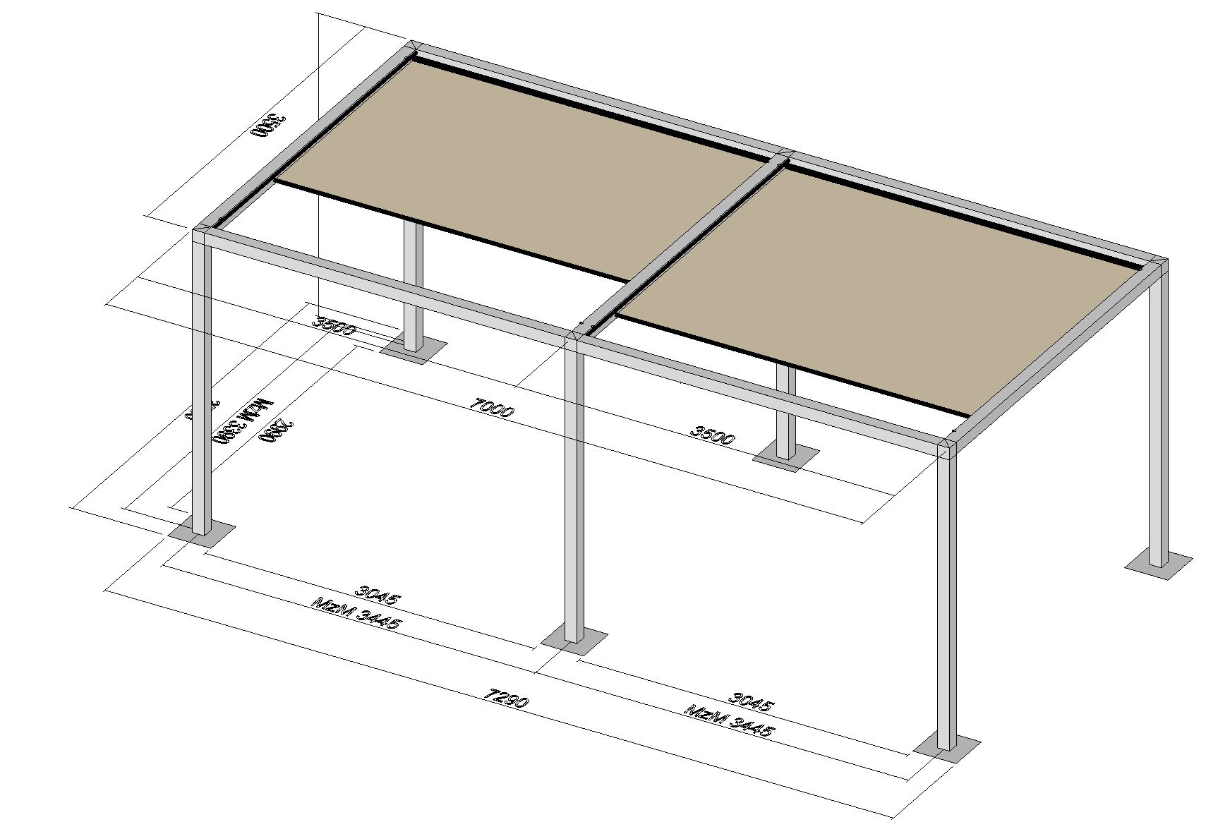Fundamentplan Projektvorstellung 2 Zeichnung 2