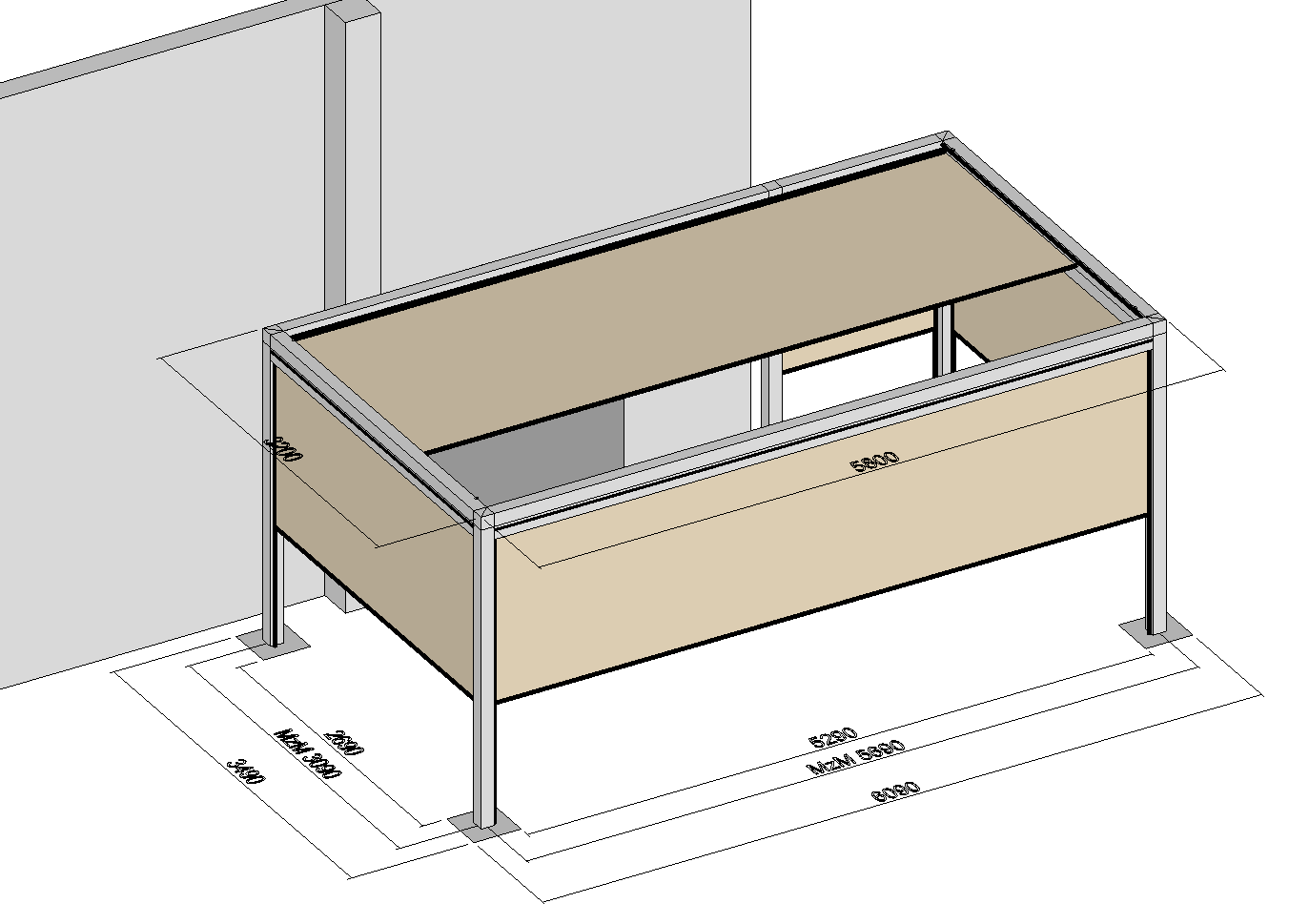 Fundamentplan Projektvorstellung 3 Zeichnung 2